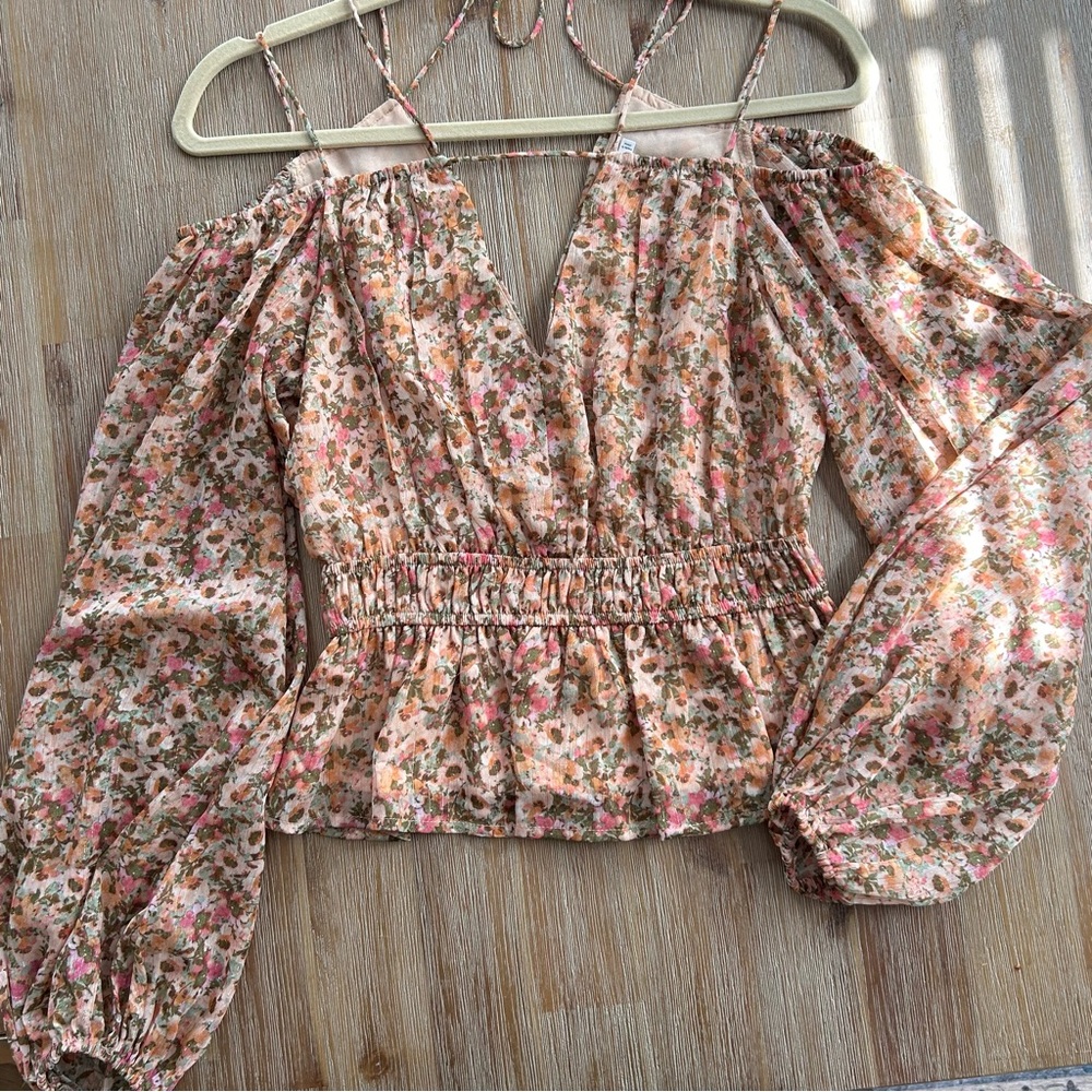 Floral Off-Shoulder Top